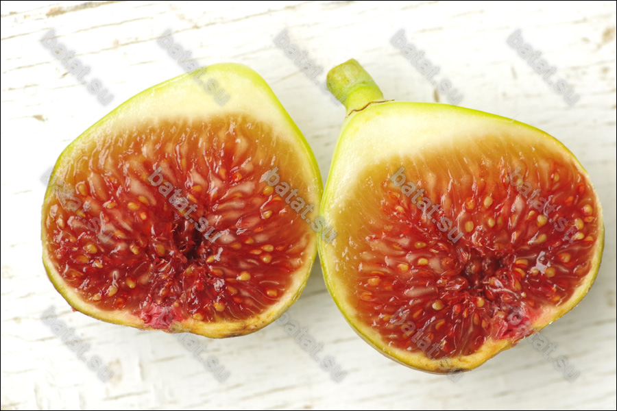 Rubado, плод в разрезе.